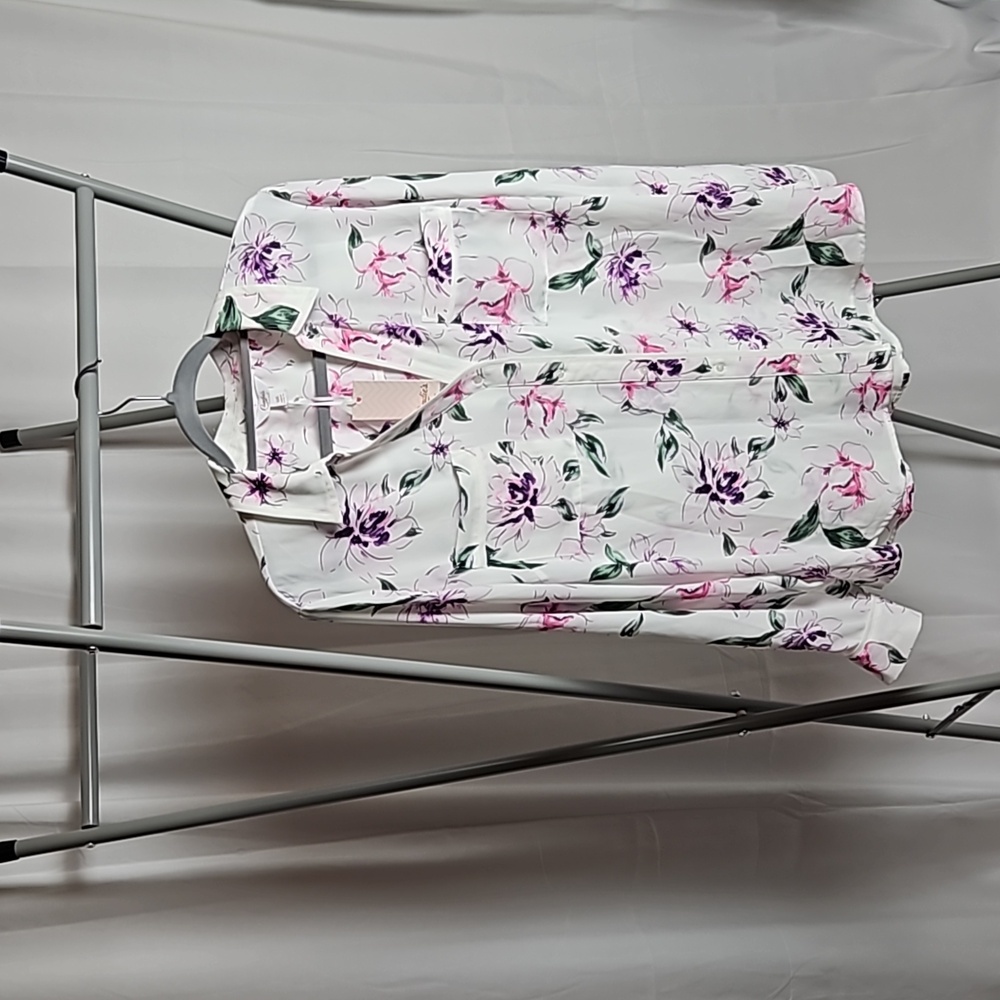 Candies Lotus Print Button Down XXL